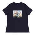 Cat Rushmore Women s Relaxed T-Shirt on Sale