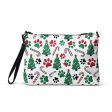 Christmas Paws & Candy Canes Crossbody Bag Cheap