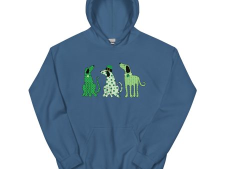 Whimsy St. Patrick s Day Dogs Hoodie Discount