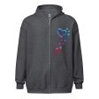 Rainbow Paws To My Heart Heavy Blend Zip Hoodie Sale