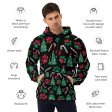 Christmas Paws & Candy Canes Hoodie For Cheap