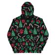 Christmas Paws & Candy Canes Hoodie For Cheap