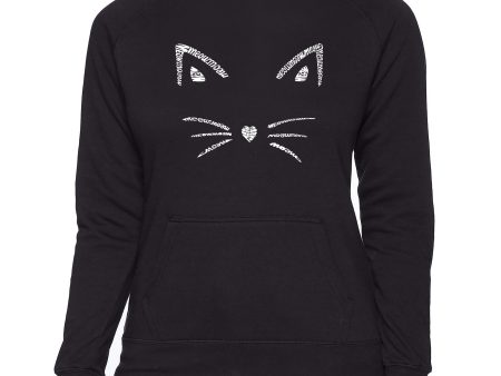 Whiskers  - Women s Word Art Hooded Sweatshirt Supply