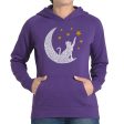 Cat Moon - Women s Word Art Hooded Sweatshirt For Discount