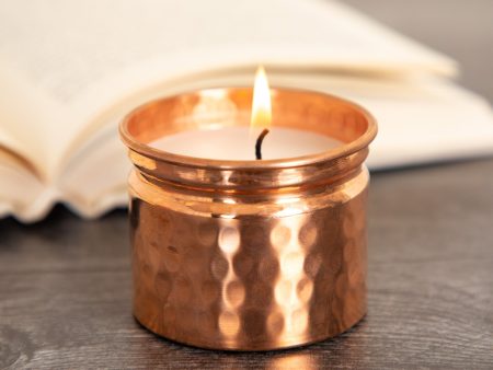 Copper Artisan Hand-Poured Candle Hot on Sale