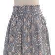 Grey Gardens Hand Woven Cotton Midi Ikat Skirt from Bali Online now