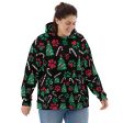 Christmas Paws & Candy Canes Hoodie For Cheap