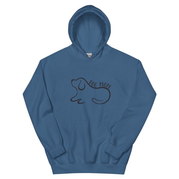 Dog Mom Outlined Hoodie Fashion