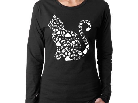 Cat Claws - Women s Word Art Long Sleeve T-Shirt Supply