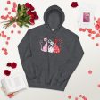 Whimsy Valentine Cats Hoodie Supply