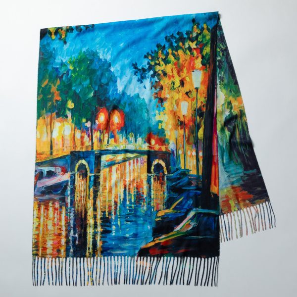 Museum Collection Artistic Double Sided Print Scarf Online Hot Sale