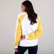 Rainbow & Paw Color-Block Crewneck Sweatshirt Cheap