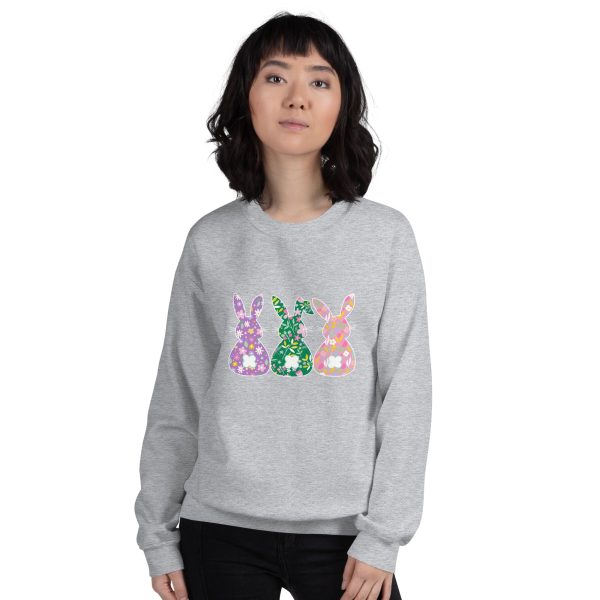 Whimsical Bunnies Crewneck Sweatshirt Online Sale