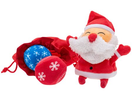 Cash & Coop Santa Dog Toy For Cheap