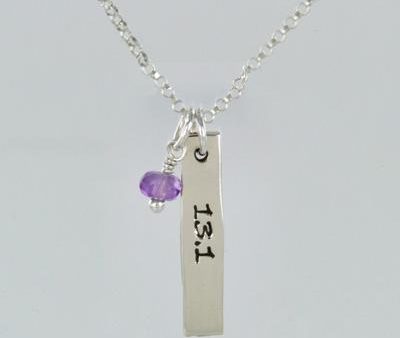 13.1 Courage W Amethyst Sterling Silver Necklace Online Sale