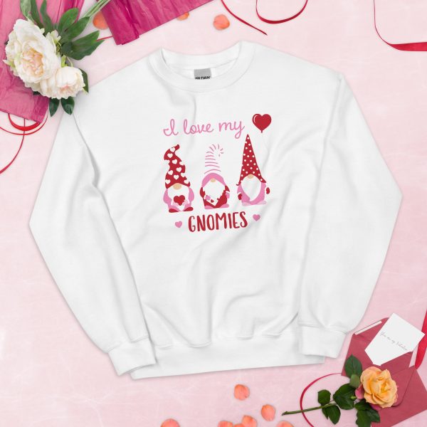 I Love My Gnomies Crewneck Sweatshirt For Sale