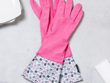 Feline Faces Dish Gloves Discount