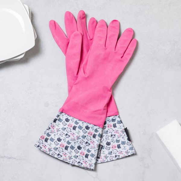 Feline Faces Dish Gloves Discount