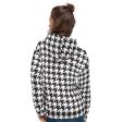 Black Cat Houndstooth Hoodie Discount