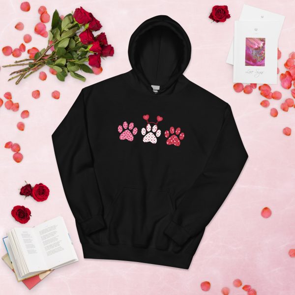 Valentine Paw Love Hoodie Supply