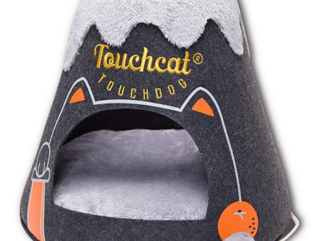 Molten Lava Cat Bed House With Toy Online