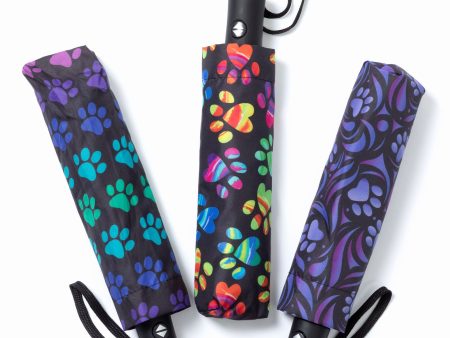 Rainy Day Paw Print Umbrella Discount