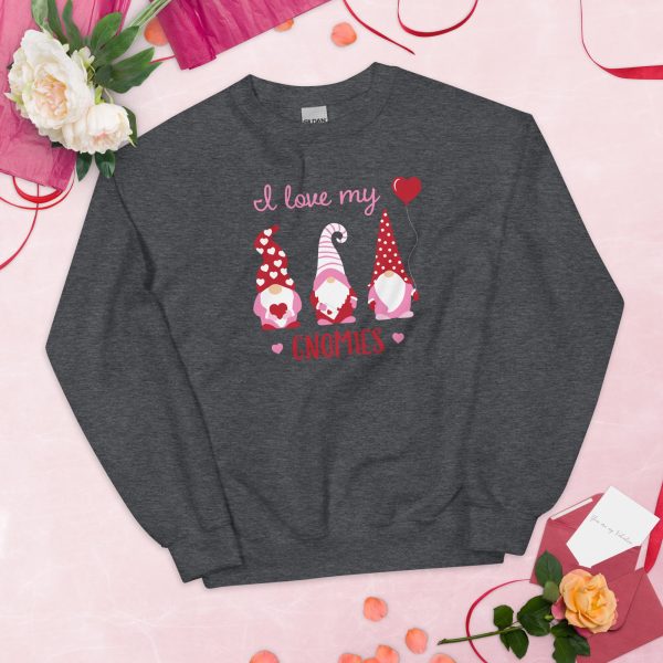 I Love My Gnomies Crewneck Sweatshirt For Sale