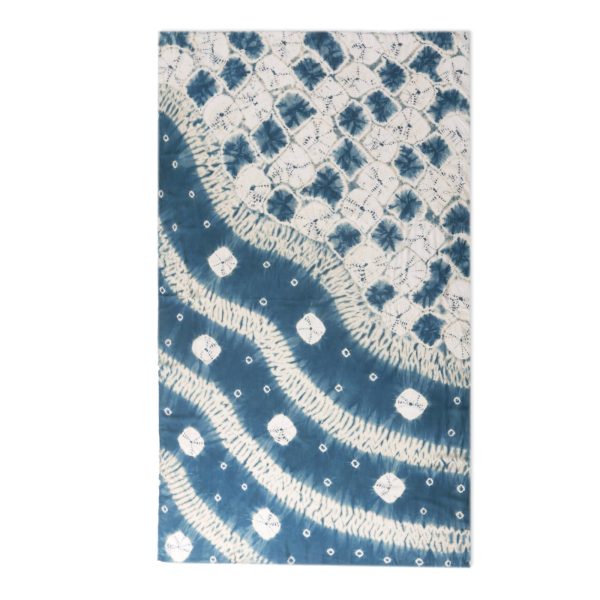 Toya Segara Bliss Wave Motif Tie-Dyed Rayon Sarong from Java on Sale