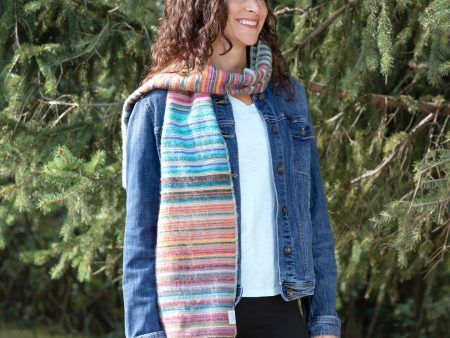 Warm & Cozy Alpaca Blend Hand-Loomed Scarf Online now