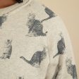 Tabby Cat Crew Sweatshirt Online Hot Sale