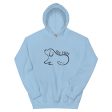 Dog Mom Outlined Hoodie Fashion