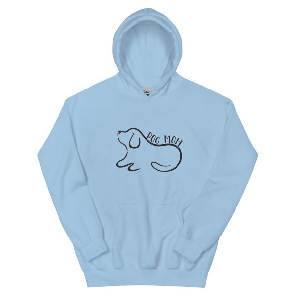 Dog Mom Outlined Hoodie Fashion