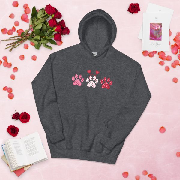 Valentine Paw Love Hoodie Supply