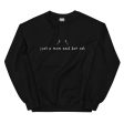 Just A Mom & Her Cat Crewneck Sweatshirt For Discount