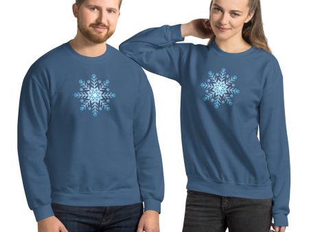 Snowflake Paw Crewneck Sweatshirt on Sale