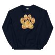 Paw Print of Autumn Crewneck Sweatshirt Online now