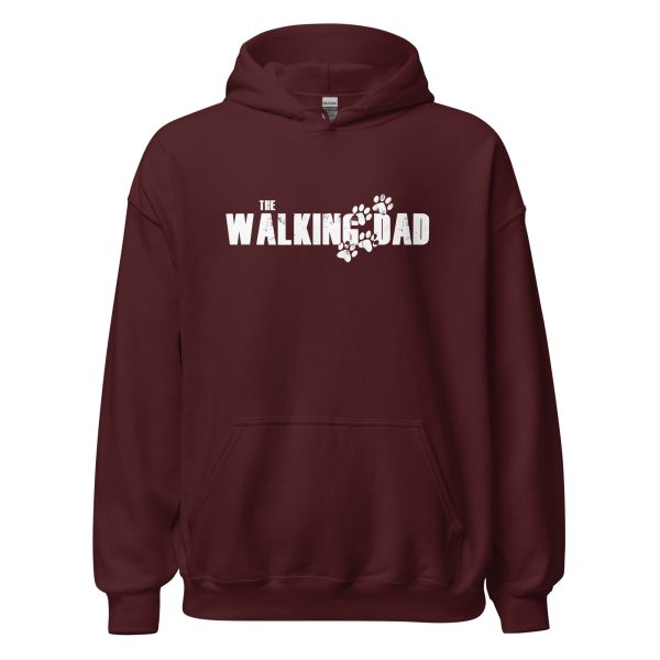 The Walking Dad Paw Print Hoodie For Sale