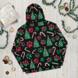 Christmas Paws & Candy Canes Hoodie For Cheap