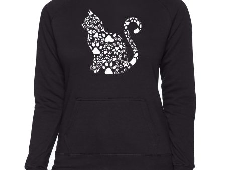 Cat Claws - Women s Word Art Hooded Sweatshirt Discount