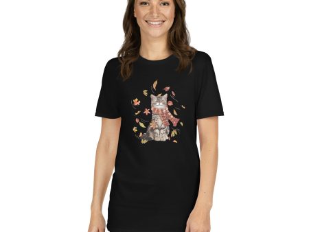 Autumn Kitten T-Shirt Cheap