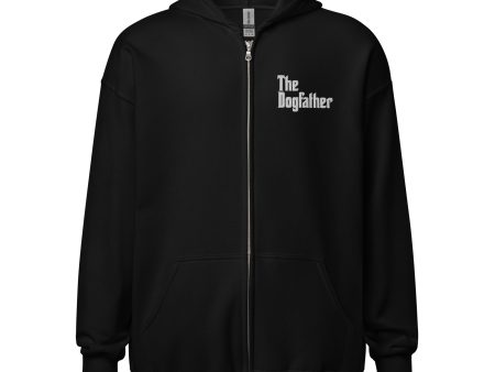 The Dogfather Unisex Heavy Blend Zip Hoodie Hot on Sale