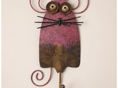 Handcrafted Metal Mouse Wall Hook Sale