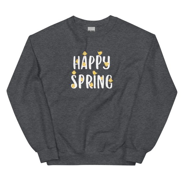 Happy Spring Crewneck Sweatshirt Online Hot Sale