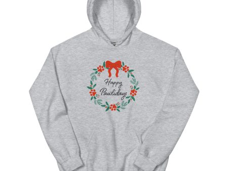 Happy Pawlidays Wreath Hoodie Supply