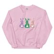 Whimsical Bunnies Crewneck Sweatshirt Online Sale