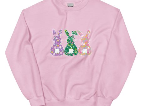 Whimsical Bunnies Crewneck Sweatshirt Online Sale