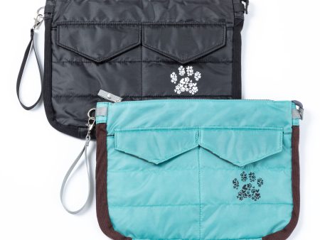 Paw Print Puffer Tablet Carrying Case For Sale