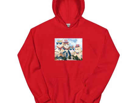 Cat Rushmore Hoodie For Cheap