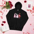 Whimsy Valentine Dogs Hoodie on Sale