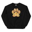 Paw Print of Autumn Crewneck Sweatshirt Online now